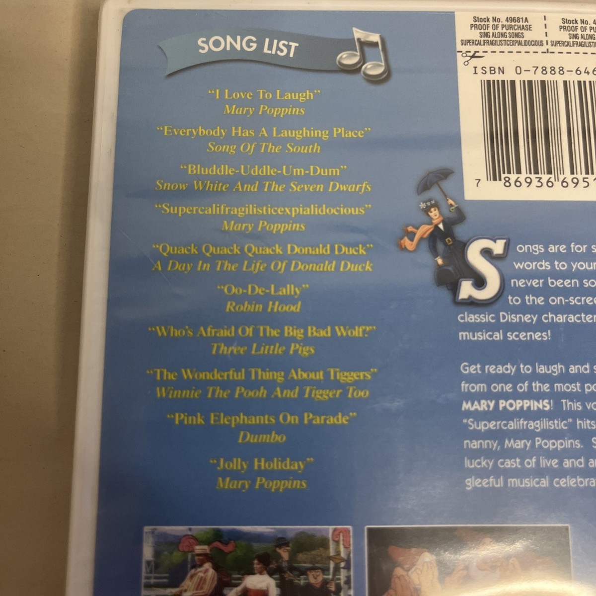 Disney - Sing Along Songs Bundle DVD Multiple Movie Songs-Kids