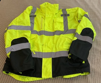 Radwear High Reflective Waterproof  Parka w/Removable Fleece Jacket  -Size 2X