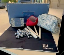 OMM Oh My Mahjong Parisian Preppy used 1x Travel Set Complete With Box,