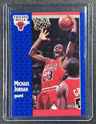 MICHAEL JORDAN 1991-92 FLEER BASKETBALL #29 BULLS