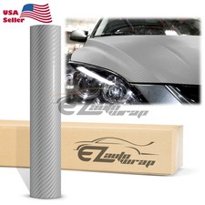 4d Carbon Fiber Glossy Car Auto Vinyl Wrap Decal Sticker Bubble Free Sheet Film