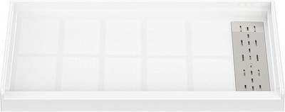 Sunrosa Shower Base 48 32 4'', Right Drain Model: SBB-C-4832R