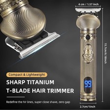 Beard Trimmer for Men, Electric Razor Shavers for Men w/Case