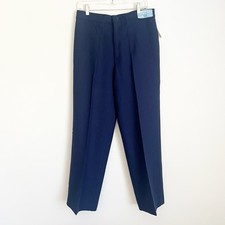 Vtg 1981 Levi  s Bend Over Straight Leg Pants Navy Blue Slacks 32  USA New Tag