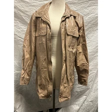 Vintage Mookie Bett’s Leather Jacket, signed MD. Size Small. 