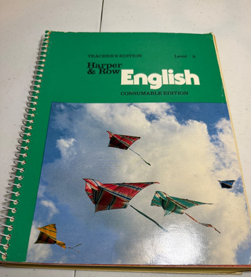 English Harper & Row Teachers Edition Level 2 1983 Spiral Book