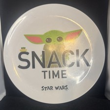 Set Of 2 Star Wars Snack Time Plates 10.5 Melamine