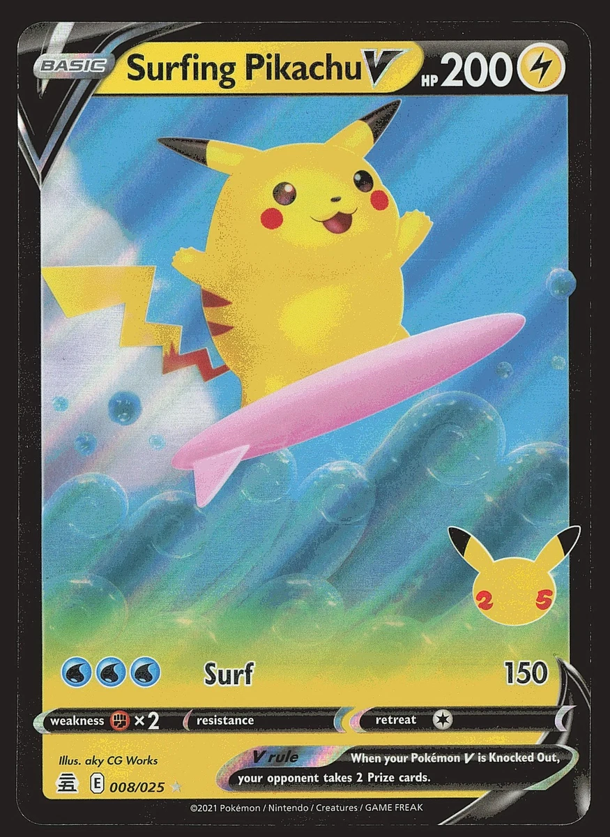 Surfing Pikachu V Pokémon TCG Cards for sale | eBay