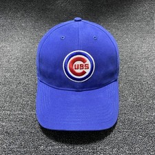 Fan Favorite Chicago Cubs Strapback Baseball Cap Royal Blue Adjustable