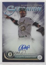 2017 Bowman Chrome Sensation 29/99 Lazaro Armenteros Lazarito #CSA-LA Auto 0gm
