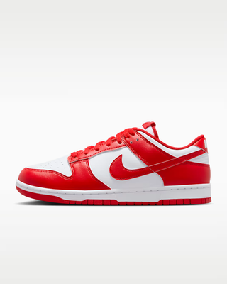 Nike Dunk Low Retro Shoes White University Red Men's | Size 7.5