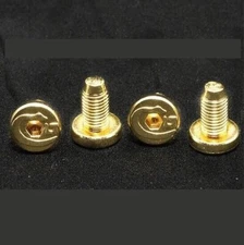 Colt Logo 1911 Pistol Grip Screws Fits All Colt Grips Models Gold plated 4 pcs