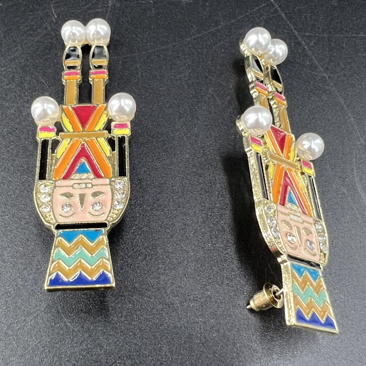 Nutcracker Earrings Christmas Statement Jewelry H… - image 10