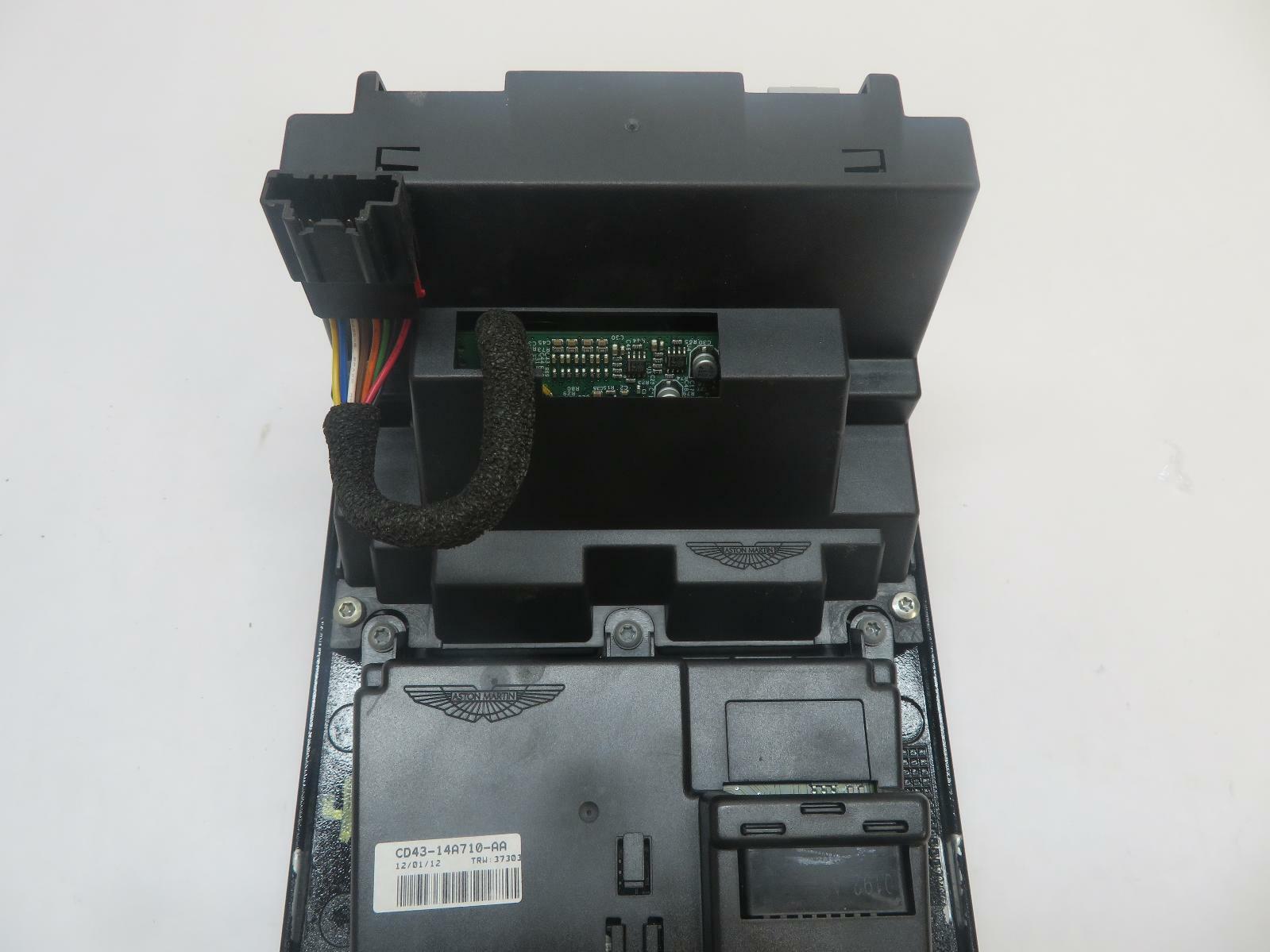 2012 ASTON MARTIN RAPIDE REAR CONSOLE SEAT AND MAP LIGHT CONTROLS CD43-14A70-AA