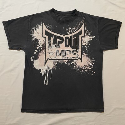 Vintage Tapout T Shirt Mens Medium Big Graphic Cyber Grunge Y2K | eBay
