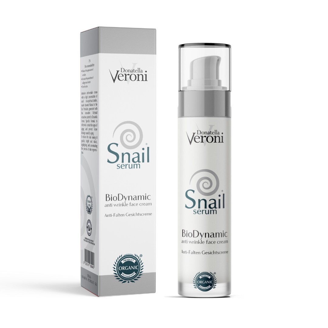 Crema Viso Antirughe Bava di Lumaca 82% BioDynamic Rigenerante