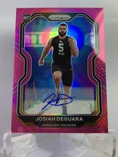 Josiah Deguara 2020 Panini Prizm Football Rookie Pink Parallel Autograph