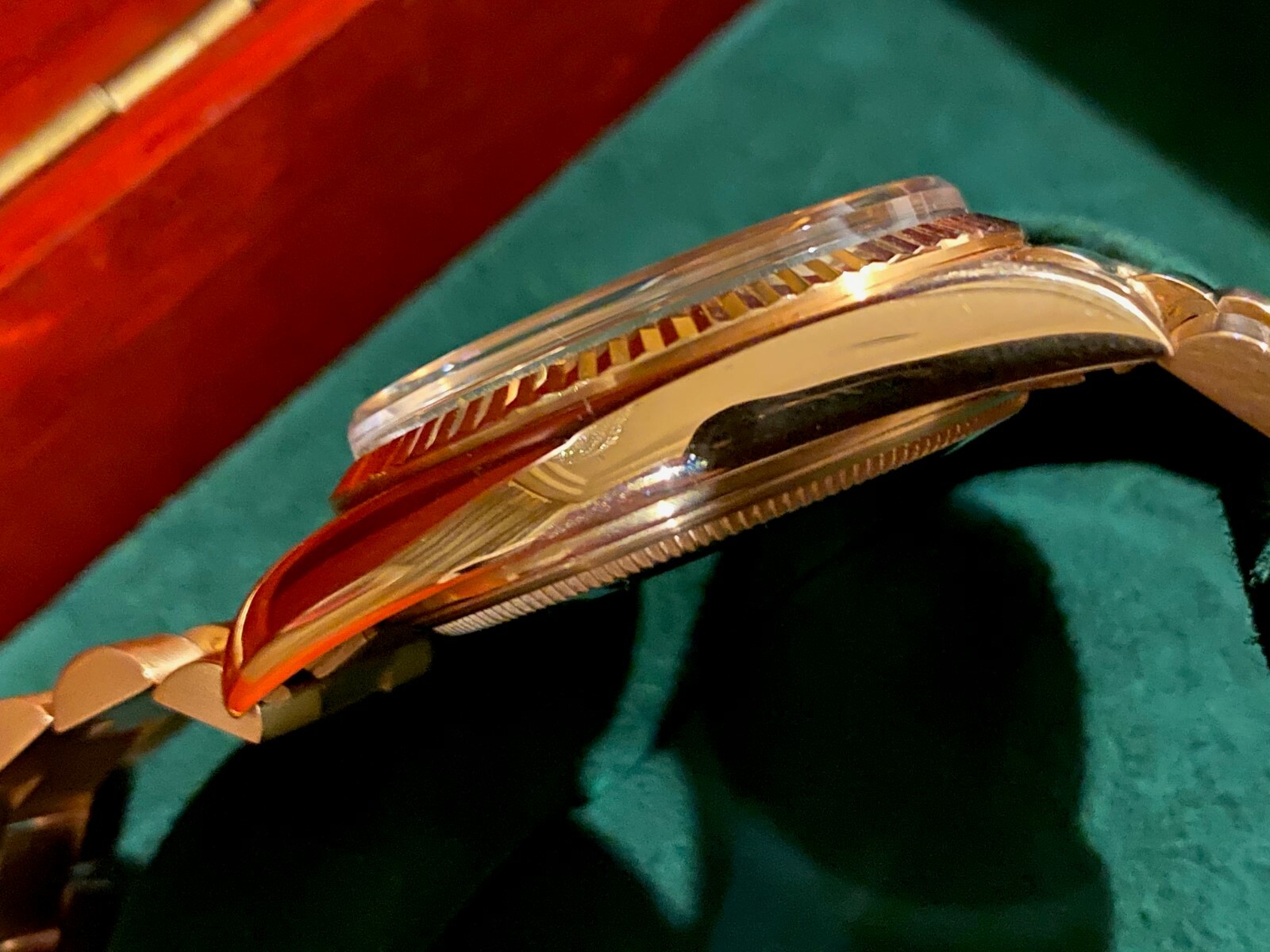Vintage Rolex Day-Date President | Ultra Rare Blend Solid Pink Gold image 8