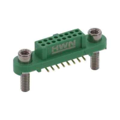 CONN RCPT 16POS 0.049 GOLD SMD