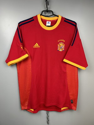 サントスFC 2002ユニフォーム サッカー Adidas Spain National Team 2002 Home Soccer Jersey World Cup Size