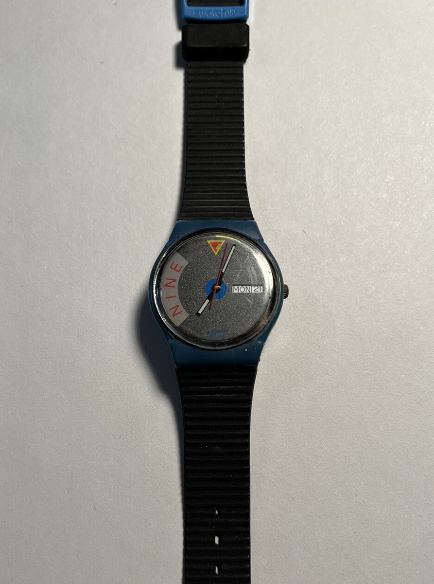 ?SWATCH 1989 watch RARE 1989 Swatch GB715  main image 4