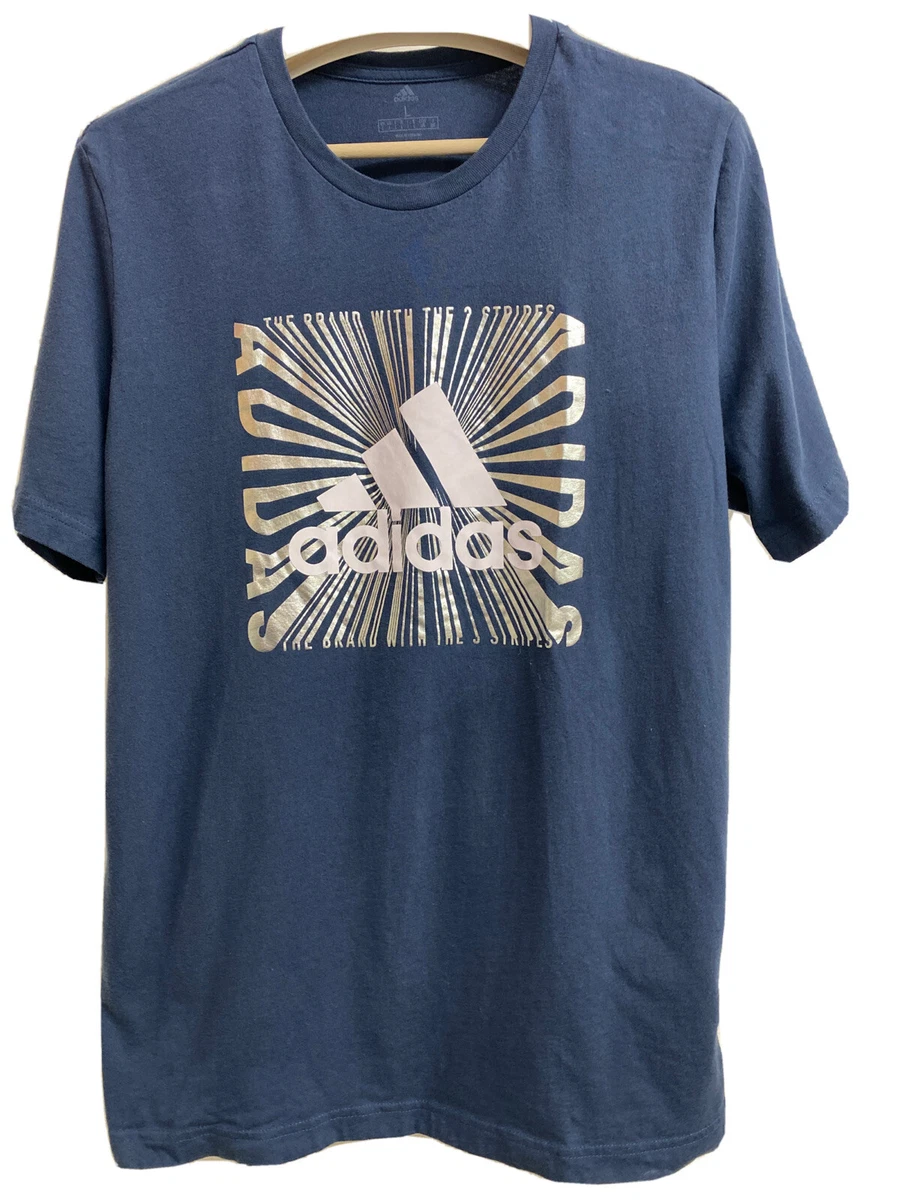 Adidas Men's T-Shirt - Navy - S