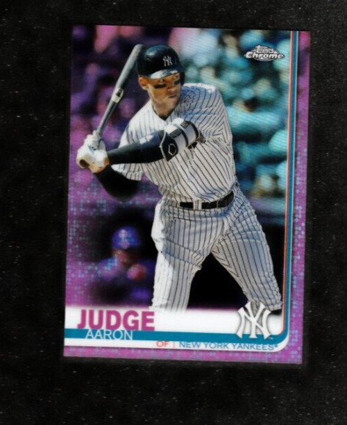 2019 Topps Chrome PINK REFRACTOR #100 AARON JUDGE NY Yankees