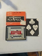 Vintage 1959 AUTO BRIDGE Play Yourself Bridge Game w/ Advanced Cards Game