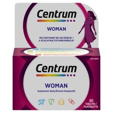 5054563161437 Woman multiwitaminy dla kobiet suplement diety 30 tabletek Centrum