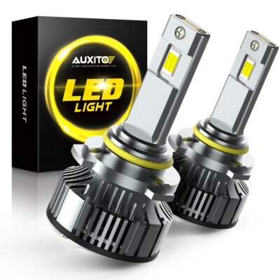 Auxito LED Headlight Bulbs 24000Lumens Kit 9005 High Beam Super Bright White A