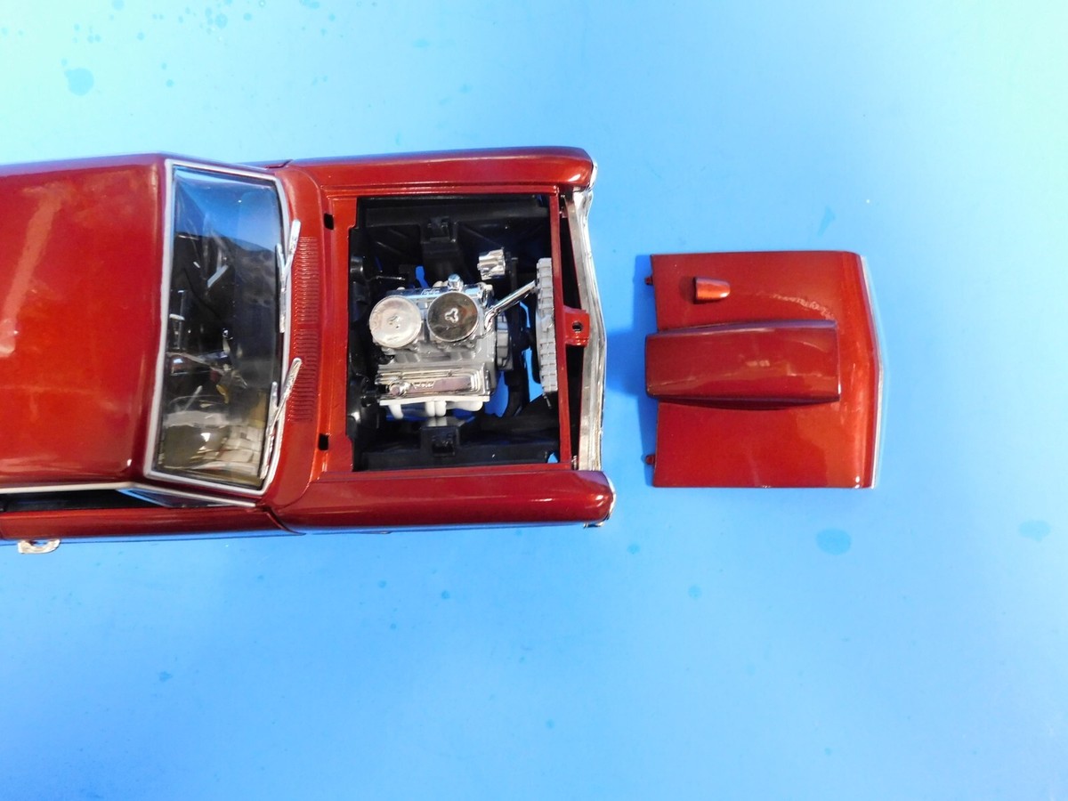 ミニカー Ertl 1/18 1966 Chevrolet Nova Pro Stock 1966 Pro Stock Chevrolet Nova - Black/Orange 1:18 Diecast