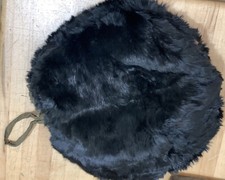 Vintage C1900 Black Fur Muff - Excellent Antique Condition