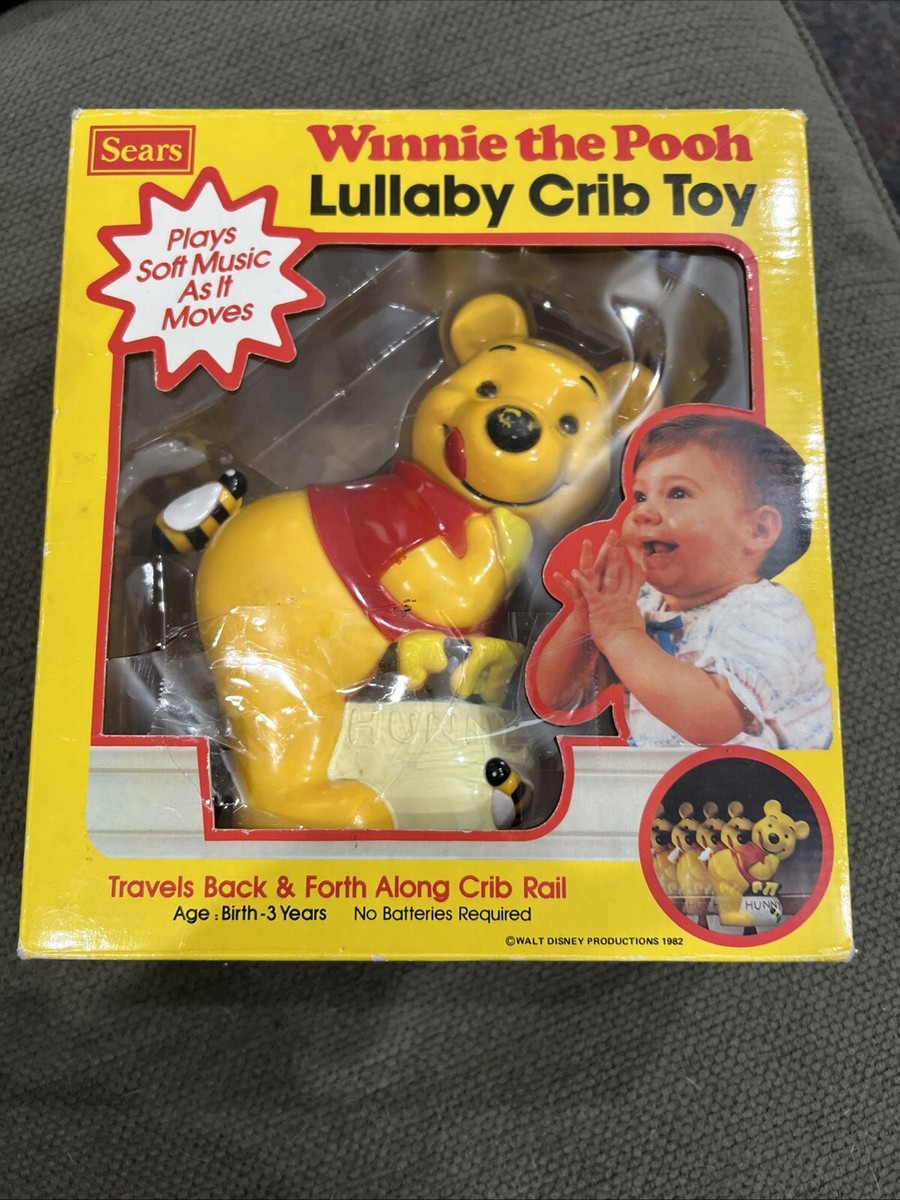 1982 Sears Winnie The Pooh Lullaby Crib Toy Musical Wind Up | eBay