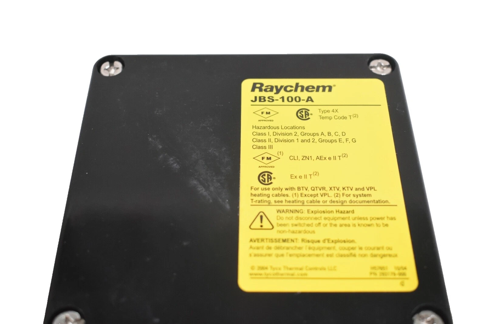 Cajas eléctricas Raychem, paneles y tableros