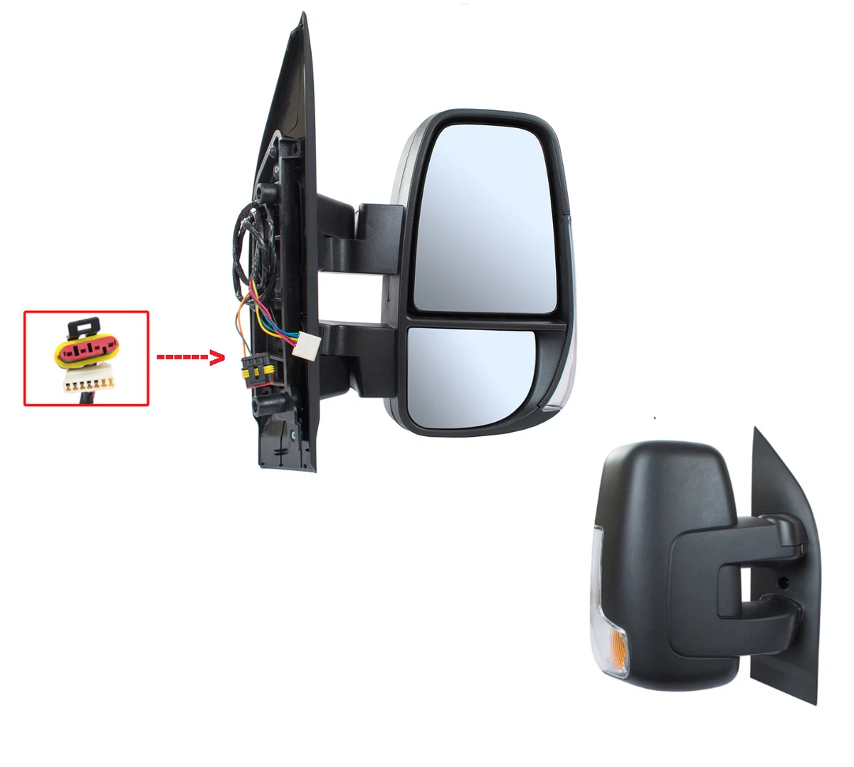 Yctze 2 Coprispecchietti Cromati Per Land Rover Freelander 2, Range Rover Sport (2004-2009)