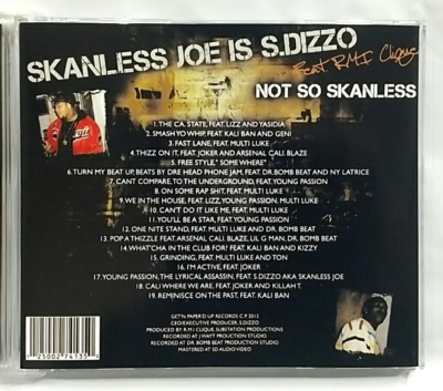 CD) Skanless Joe ‎– Not So Skanless, Album, 125002741350, NM/NM