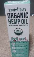 Zoomi Pets ORGANIC HEMP OIL 2 fl.oz. - Supports Hip  Joint Flexabiltiy
