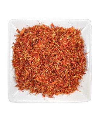 SAFFLOWER Cut & Sifted Carthamus tinctorius Rare Herb Culinary Grade
