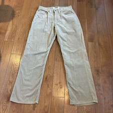 Mens Mountain Khakis Corduroy Pants Straight Leg Tan Brown sz 32x32