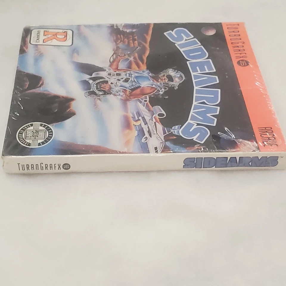 Side Arms TurboGrafx-16 1990 New Sealed Crushed Box Torn Shrink TG16 Sidearms - Image 3 of 4