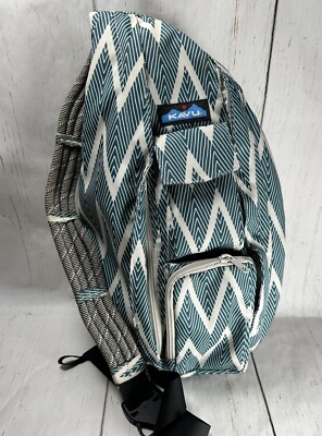 Kavu Original 4 Rope Sling Bag Backpack Crossbody Chevron  display picture 3