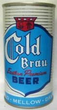 COLD BRAU BEER ss STAY-Tab CAN lik Bible 518 but Cold Spring Brwy MINNESOTA 1/1+