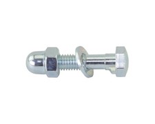 F&R Keyed Seat Binder Bolt Seat Binder Bolt & Nut Hex Head NEW In CHROME.