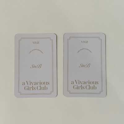 GFRIEND VIVIZ シンビ　トレカ VIVIZ GFRIEND Sinb 2023 Season's Greetings Official Photocard SET