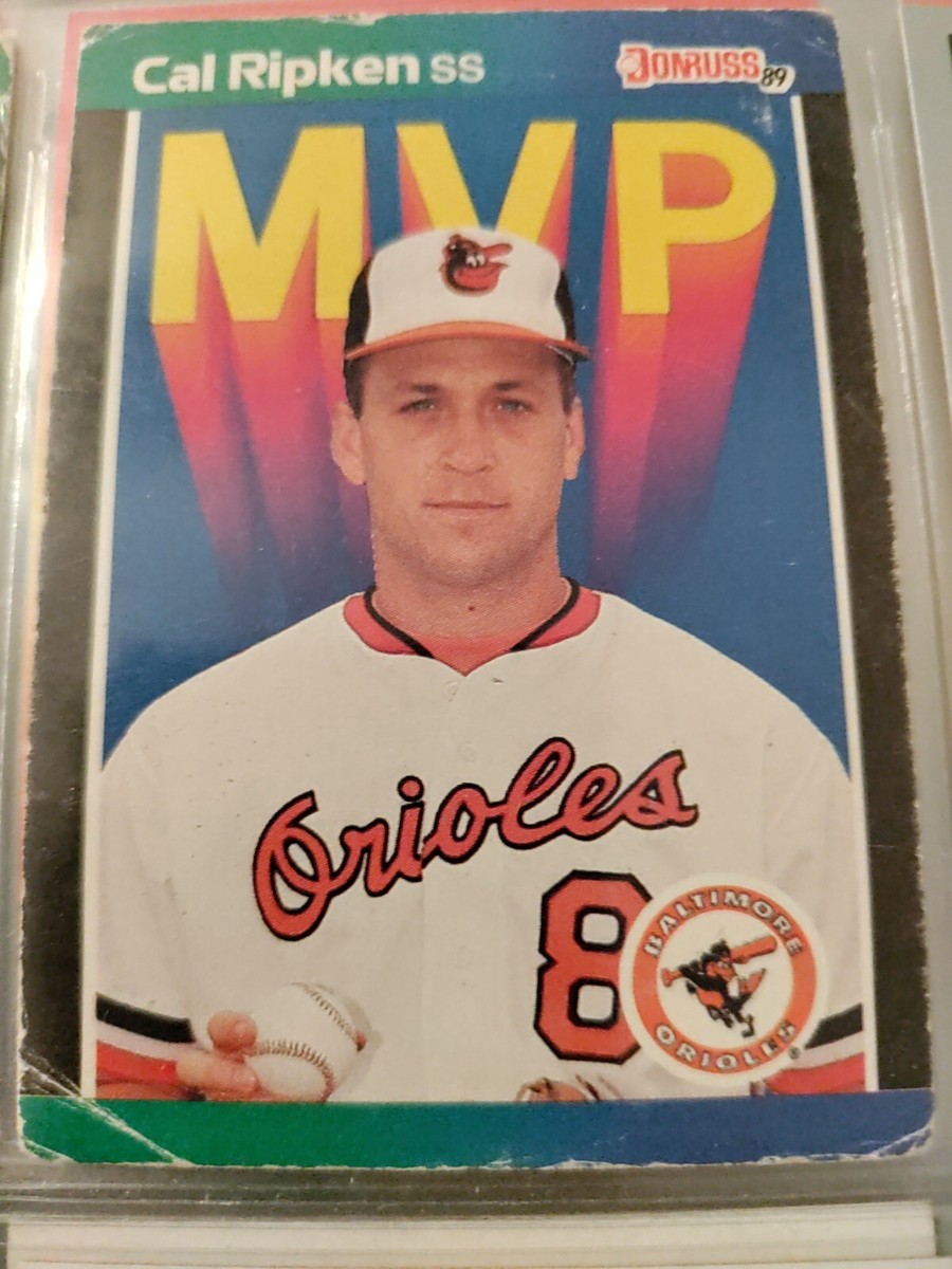 1989 CAL RIPKEN JR MVP DONRUSS Error Card Missing Period