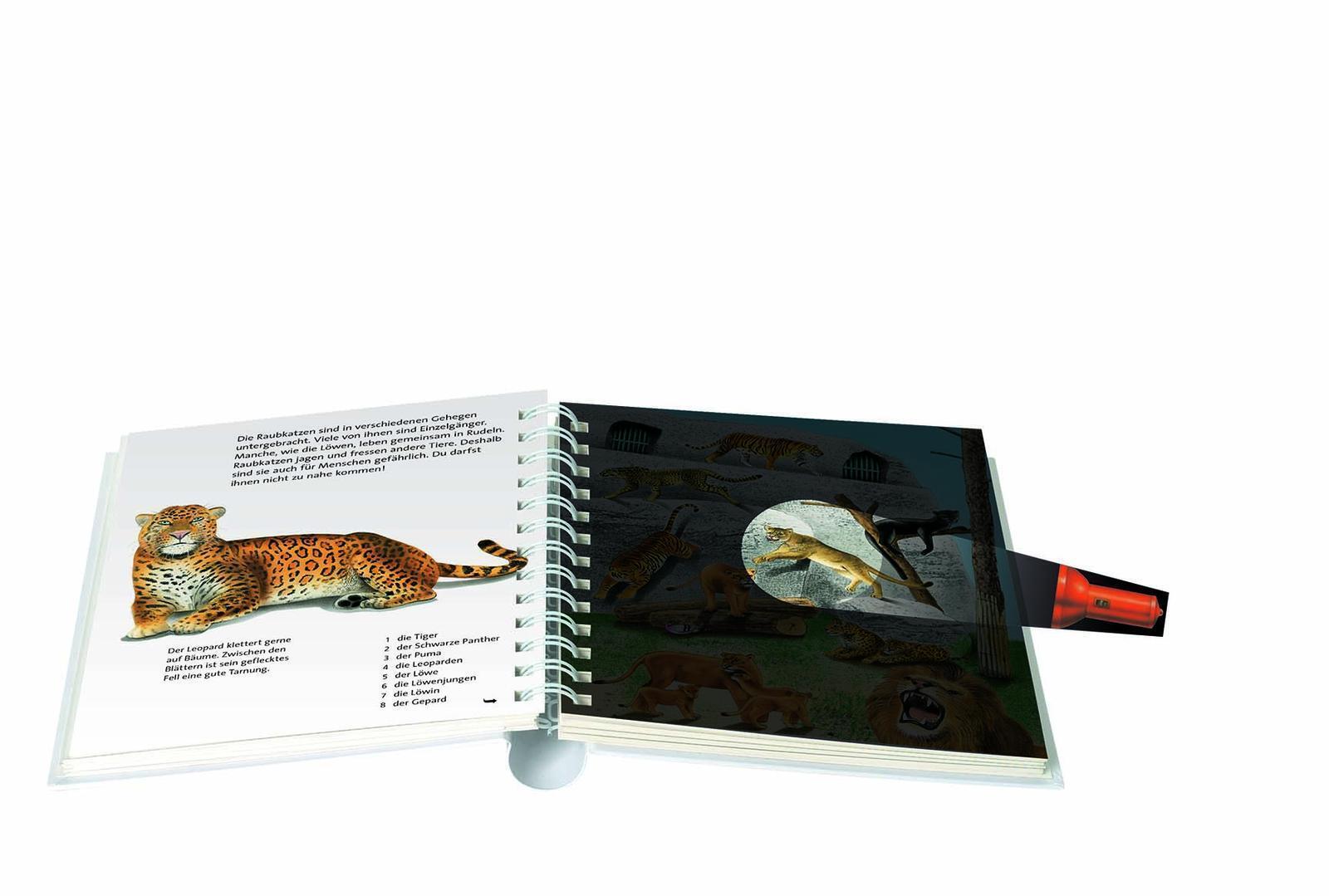 Thumbnail - Tiere Zoo | Licht An | Salah Naoura | Deutsch | Buch | Spiralbindung |