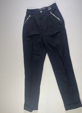 Versace Jeans Couture Ittierre Spa Black Dress Pants 24x38