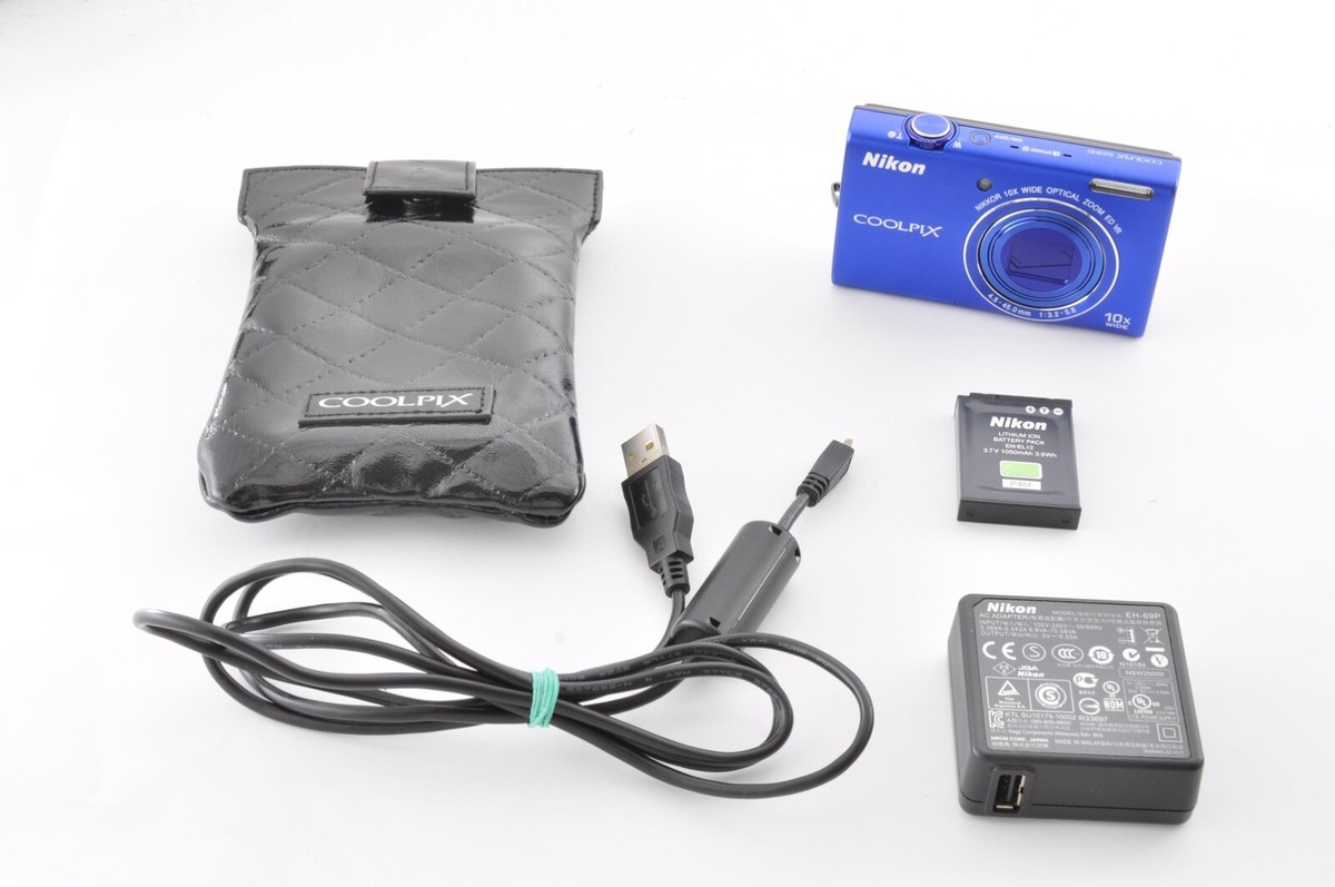 Nikon Coolpix S6200 Blue Excellent+5 16.0MP Compact Digital Nikon Coolpix S6200 Blue Excellent+5 16.0MP Compact Digital