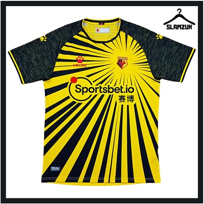 Watford Football Shirt Kelme Large Home Kit Trikot The Hornets 2020 2021 AA1