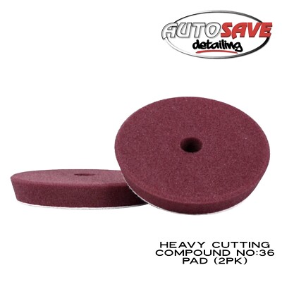 Autofinesse Heavy Cutting Pad NO:36 2pk